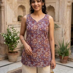 Designer Cottom Printed Kurti