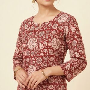 New Launch Elegant Indigo Hand Block Printed Top